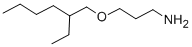 2-Ethylhexyloxypropylamine 구조