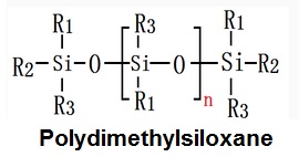 폴리 디메틸 실록산의 구조상 공식