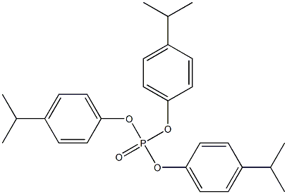 Isopropylphenyl 인산염 구조