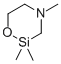 2,2,4 Trimethyl 1 oxa 4 aza 2 silacyclohexane 구조