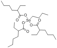 Butyltin tris (2 ethylhexanoate) 구조